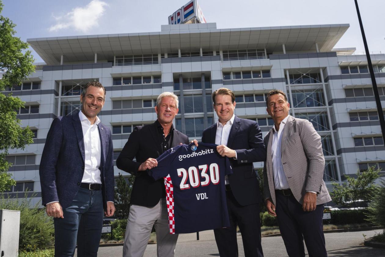 VDL Groep extends sponsorship contracts with PSV and FC Eindhoven for 5 years